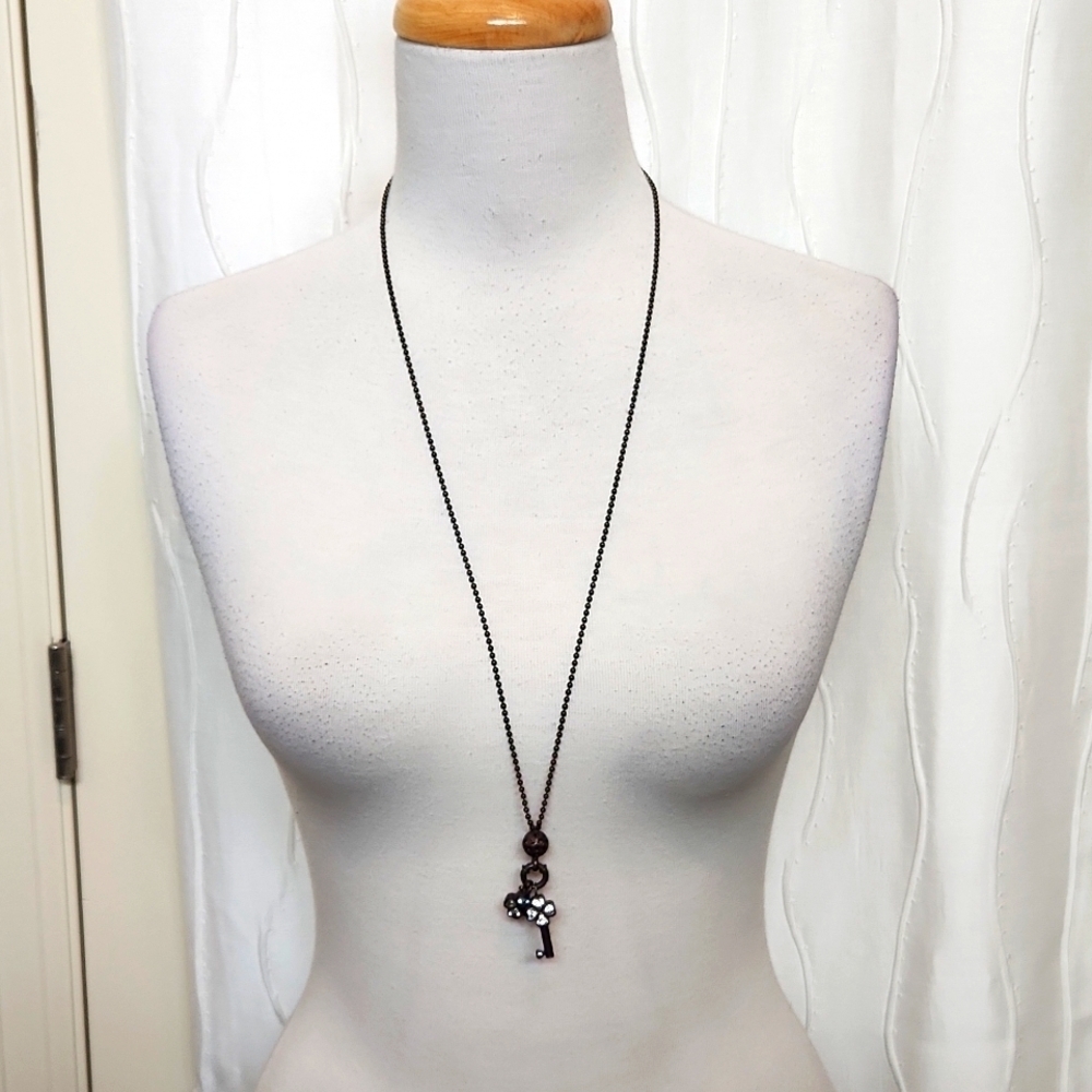 Vintage 925 Sterling Lucky Lock Necklace